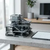 基盤や土台としてのプラットフォームを象徴する美しい建築模型の高品質なイメージ写真