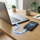 APIのデータ連携を表したテックブログ向けの高品質なイメージ写真