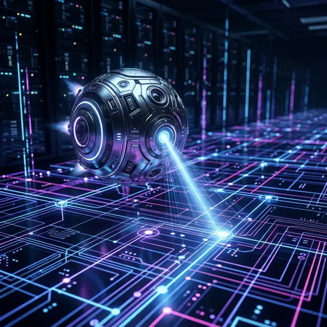 Web上のデータを自動で収集・巡回するクローラーの高品質なイメージ写真