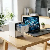 キャッシュとしての一時保存を表現するキャビネットの高品質なイメージ写真