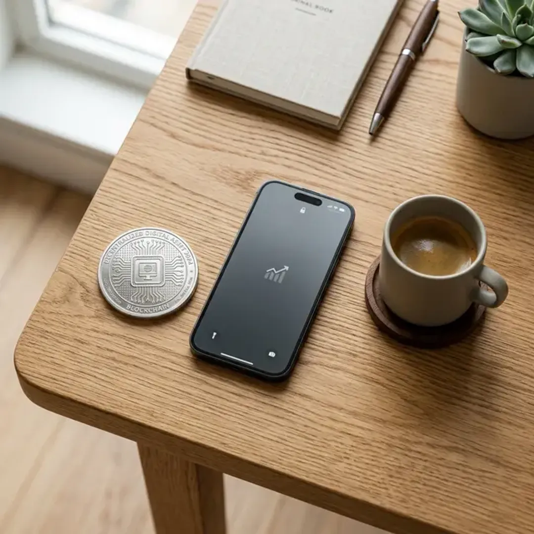 成果単価(CPA)を表現するスマートフォンとコインの高品質なイメージ写真