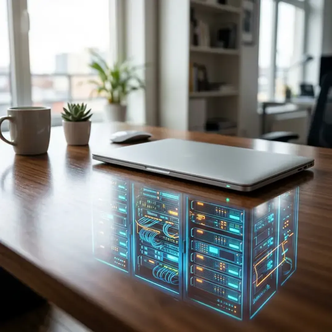 サーバーの仮想化技術を表現する高品質なイメージ写真
