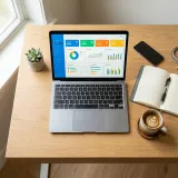 SaaS（Software as a Service）の利用シーンを表したテックブログ向けの高品質なイメージ写真