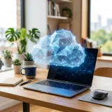 クラウドストレージ（オンラインストレージ）の概念を表す抽象的な雲の高品質なイメージ写真