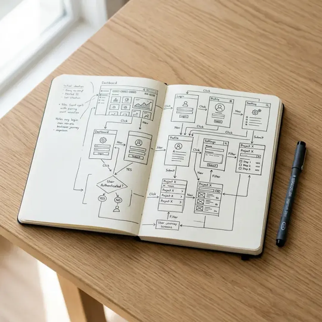 アルゴリズムを図解したテックブログ向けの高品質なイメージ写真
