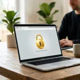 SSLによる安全な暗号化通信を表す高品質なイメージ写真